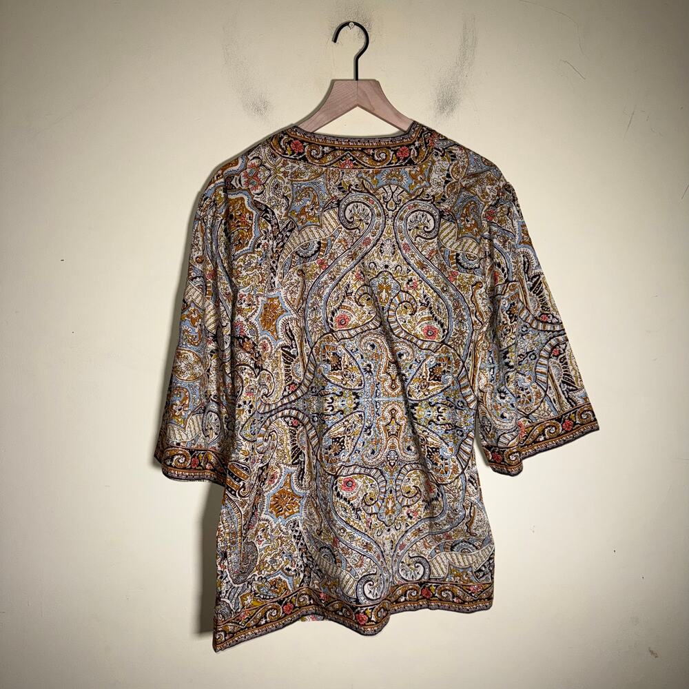 CLEOBELLA Kaleidoscope Wrap oversized Kimono Lightweight Cardigan paisley XS/S - Picture 5 of 6